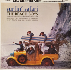 Covers Are Worth More: Beach Boys' SURFIN' SAFARI album with "Duophonic" banner.