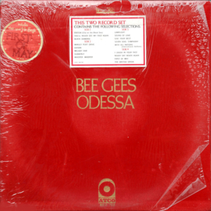 Covers Are Worth More: Bee Gees' ODESSA album in shrinkwrap.