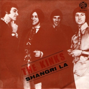 Arthur album: picture sleeve to SHANGRI-LA single on Pye from Portugal.