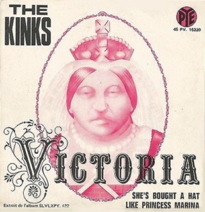 Arthur album: picture sleeve to VICTORIA single on Pye from France.