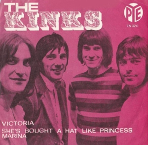 Arthur album: pink picture sleeve to VICTORIA single on Pye from Norway.