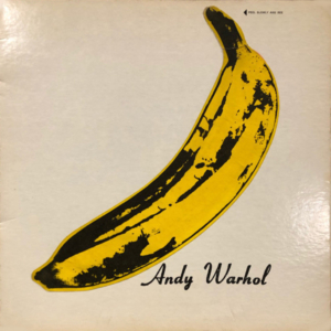 Covers Are Worth More: THE VELVET UNDERGROUND & NICO album with unpeeled banana sticker.